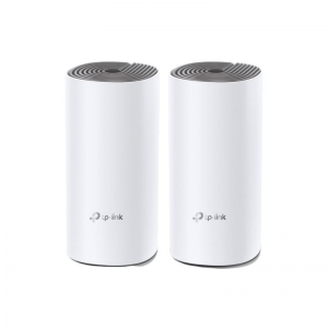 TP LINK W/L DECO E4 AC1200 SMART HOME MESH WIFI SYSTEM ROUTER 2 PACK